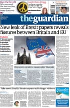Guardian front page, 7 September 2017