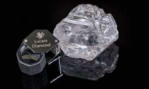 Shares in the company that mined the 1,111-carat gem jumped 34% on Thursday.