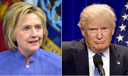 ‘Trump and Clinton’s dismal honesty ratings show scrutiny is working’ ... Photograph: /AFP/Getty Images
