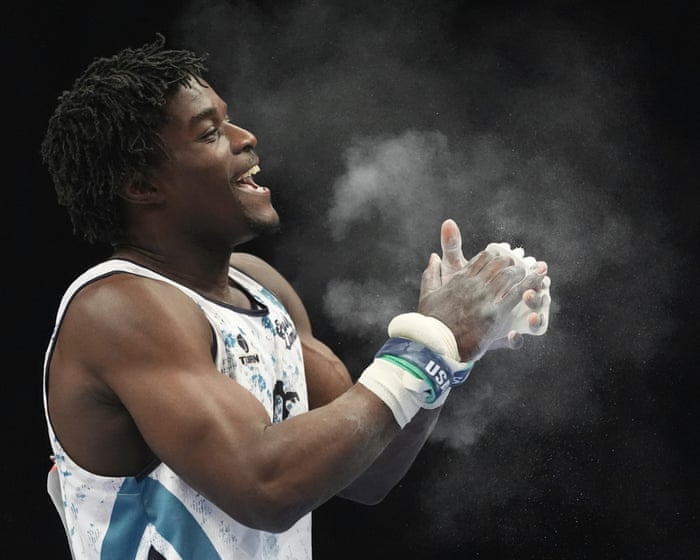 Fred Richard coasts to first national title at US gymnastics championships — image supplied by The Guardian US's feed