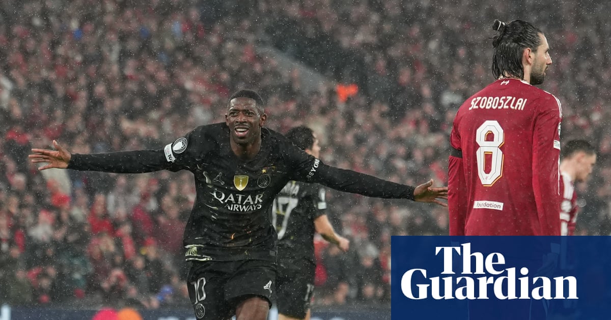 Dembélé delivers knockout double as PSG end Liverpool’s European dream