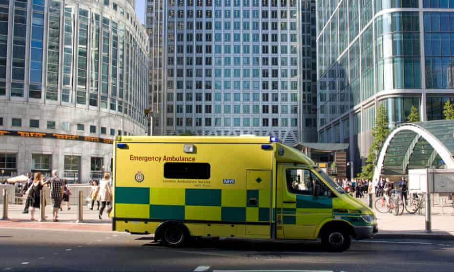 An ambulance in London