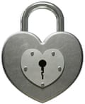 A special padlock for lovers.