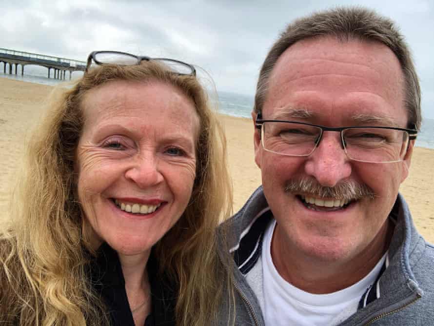 David and Lynne Cross over the bank holiday weekend in May 2021.