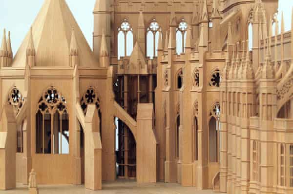 Model of work planned on Westminster Abbey