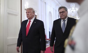 ‘William Barr has been bouncing all over the globe pushing the president’s lawless agenda to promote conspiracy theories, smear rival candidates, use foreign aid as bribes or withhold aid as punishment.’ 3115.jpg?width=300&quality=85&auto=forma
