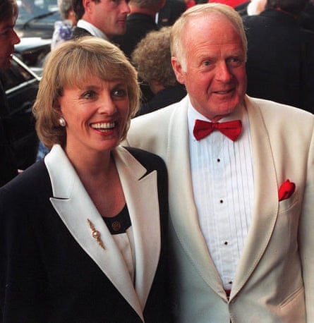Esther Rantzen with her late husband, Desmond Wilcox, in 1993.