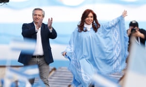 Alberto Fernandez greets his supporters along with former president Cristina Fernandez de Kirchner 3800.jpg?width=300&quality=85&auto=forma