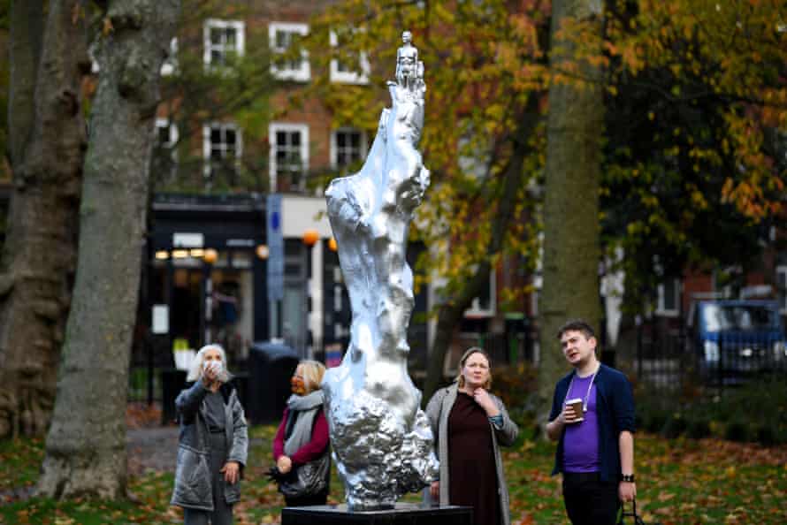 ‘It’s like a skyrocket going up’ … the statue honouring Mary Wollstonecraft.