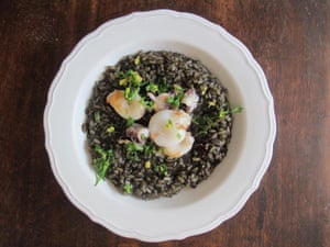 Bruce Poole’s risotto nero