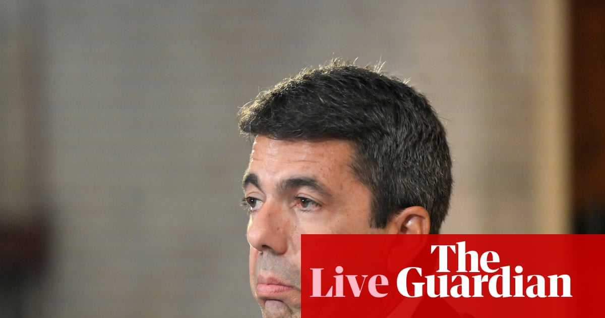 ‘I can’t go on anymore’: Mazón resigns as Valencia leader and acknowledges mistakes during deadly 2024 floods – Europe live