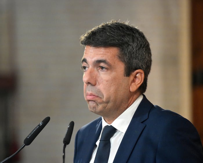 Carlos Mazón resigns as Valencia president over handling of catastrophic 2024 floods – Europe live