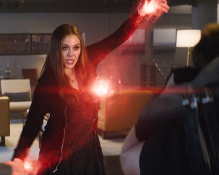 Do you want to update now? … Elizabeth Olsen as Scarlet Witch in Captain America: Civil War.