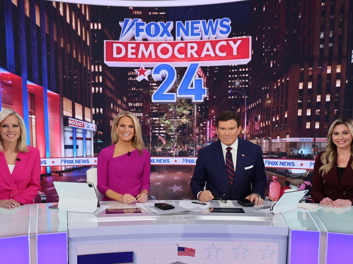 Noche electoral en Fox News: los presentadores elogian a Trump como un "fénix que resurge de sus cenizas" | Elecciones estadounidenses 2024 | The Guardian