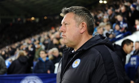 Craig Shakespeare watches his Leicester side beat Liverpool 3-1