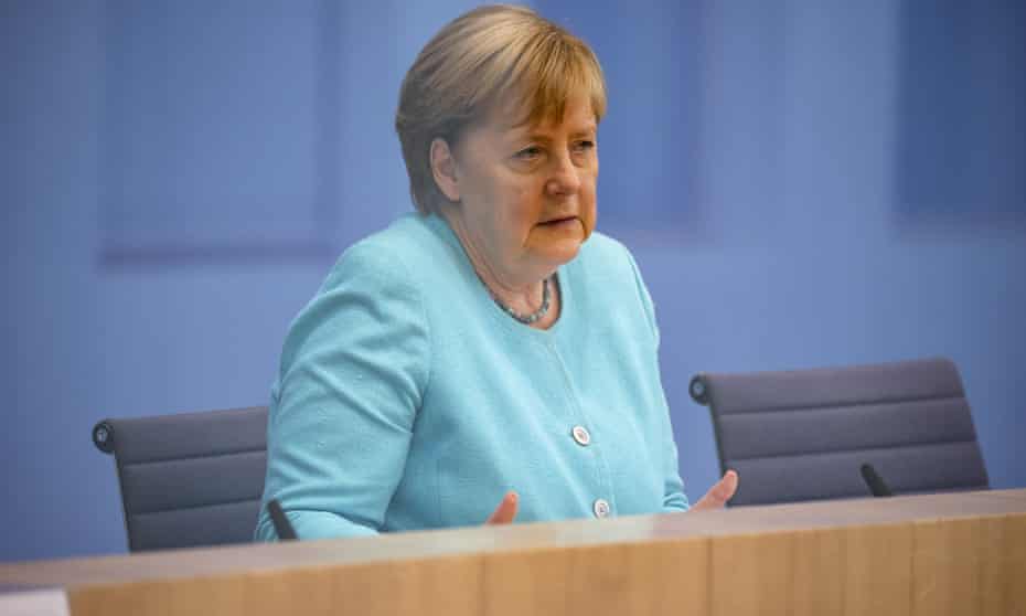 Angela Merkel was speaking at her annual summer press conference in Berlin on Thursday
