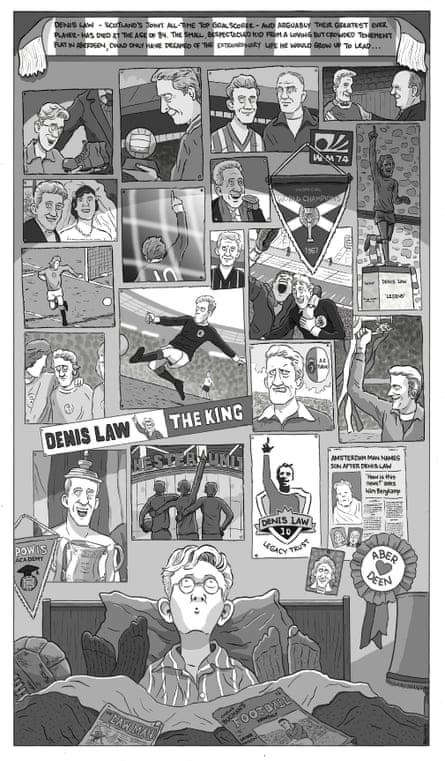 Denis Law cartoon