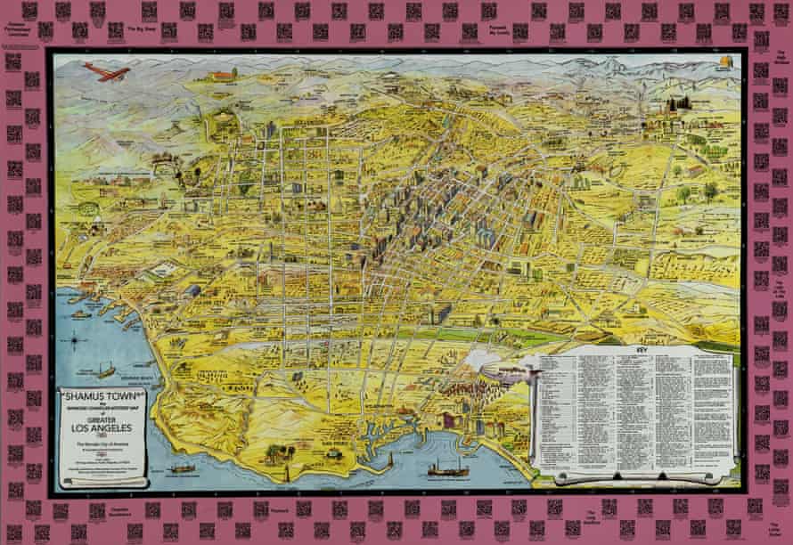 Loren Latker, Shamus Town, The Raymond Chandler Mystery Map of Los Angeles.
