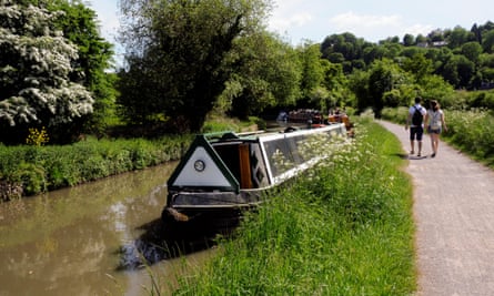 The route took in the towpath of the Kennet & Avon Canal.