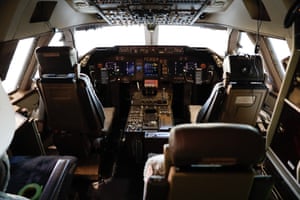 The cockpit.
