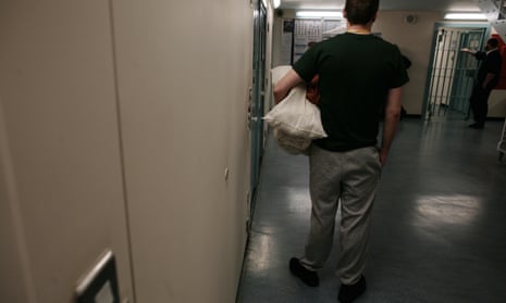 A segregation unit at a London prison