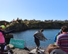Rock stars trade throws as Scottish isle hosts world stone skimming championship
