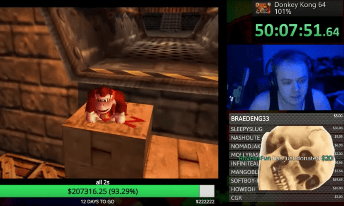 How a 57 hour Donkey Kong game struck a blow against online