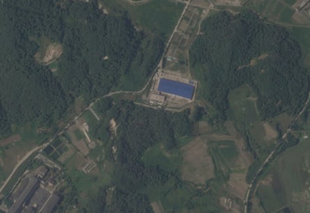 A satellite image from 4 September shows the nuclear material production factory in Yongbyon. A satellite image from 4 September shows the nuclear material production factory in Yongbyon.