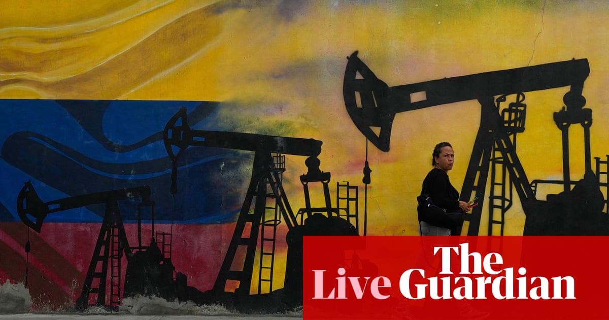 Oil price falls after Trump says Venezuela will send supply to US – business live