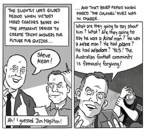 David Squires Cartoon on Leigh Broxham. , panel 4