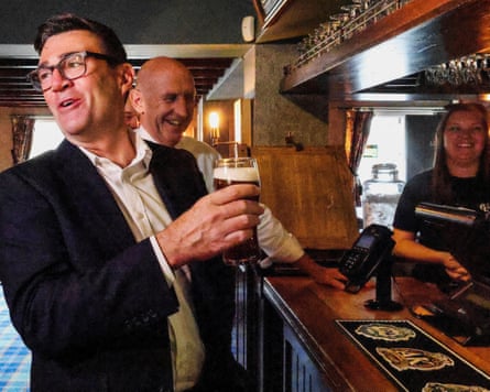 Andy Burnham and John Healey in July.