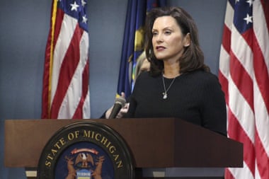 Governor of Michigan Gretchen Whitmer, who was pilloried for restricting businesses at the height of the pandemic