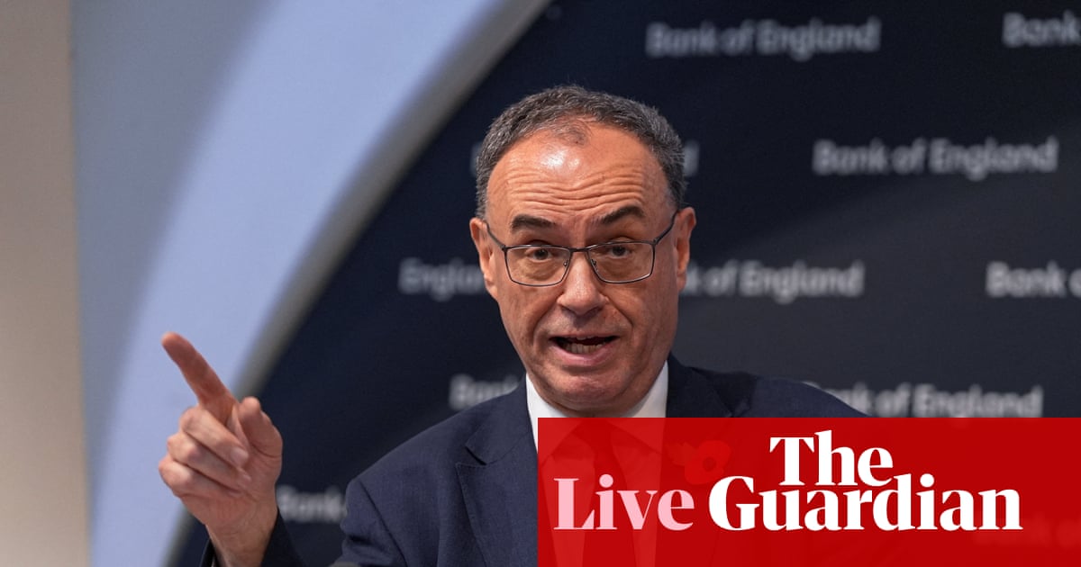 Bank of England says UK inflation has peaked after leaving rates at 4%; US job cuts jump as firms turn to AI – as it happened Bank of England says UK inflation has peaked after leaving rates at 4%; US job cuts jump as firms turn to AI – as it happened