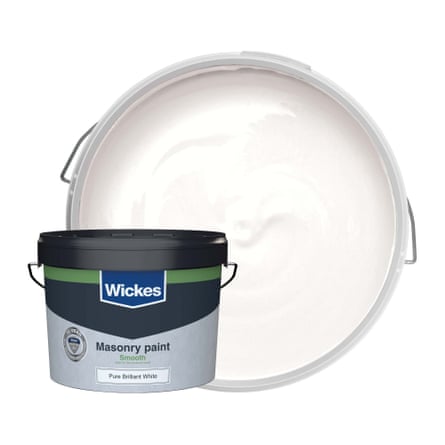 Wickes Smooth Masonry Paint – Pure Brilliant White