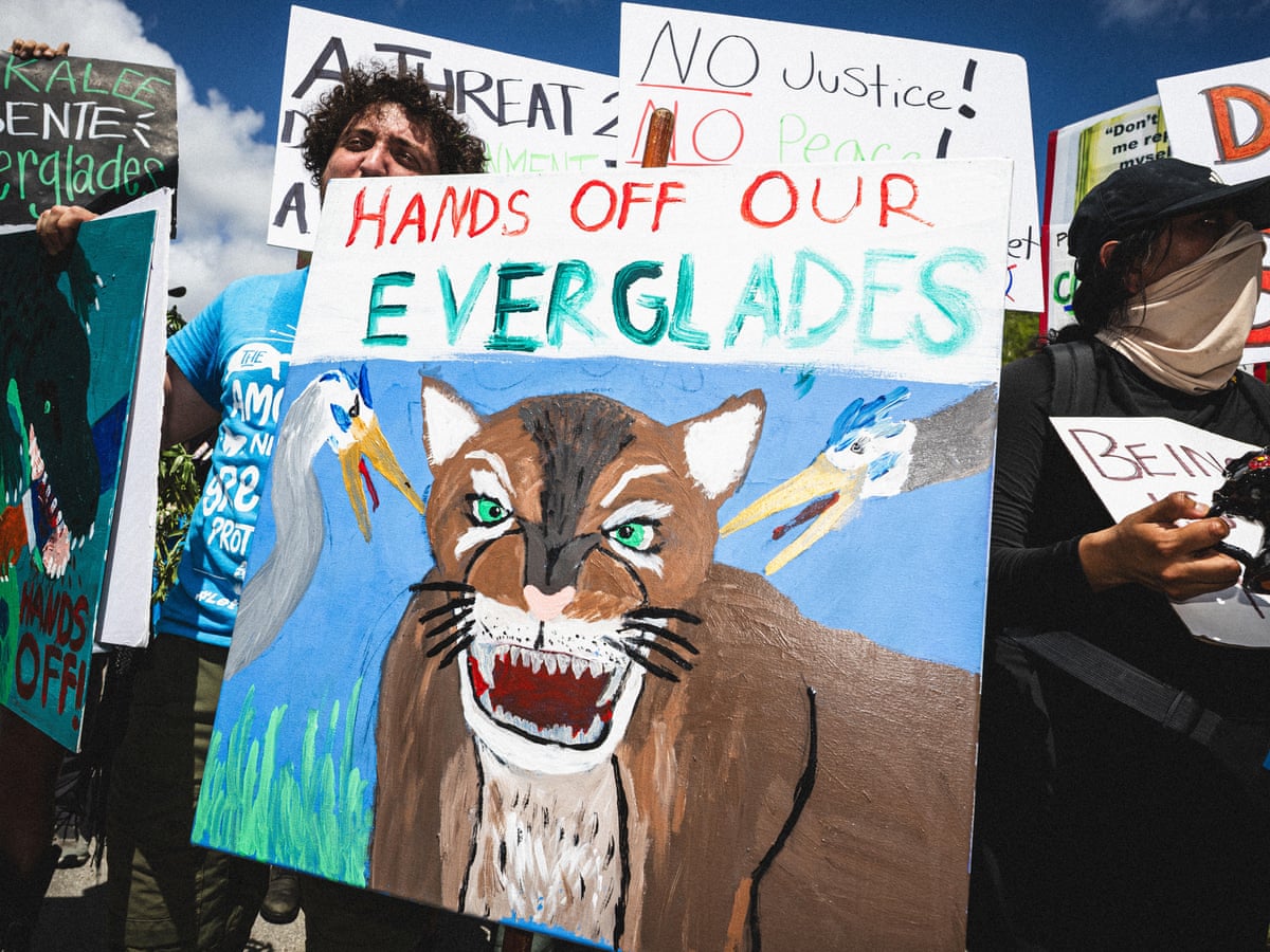 Hundreds of detainees with no criminal charges sent to Trump's 'Alligator Alcatraz' | Florida | The Guardian