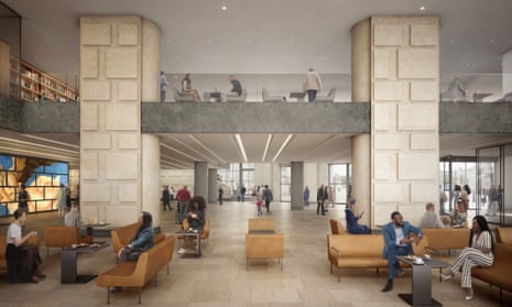 How the remodelled Sainsbury Wing might look.