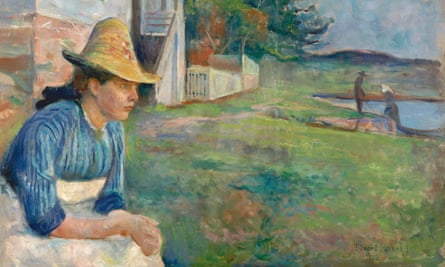 Evening by Edvard Munch (1888).