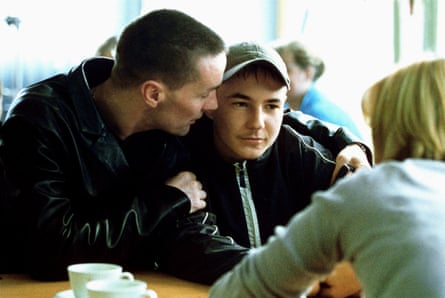 Martin Compston alongside Gary McCormack in Ken Loach’s Sweet Sixteen.