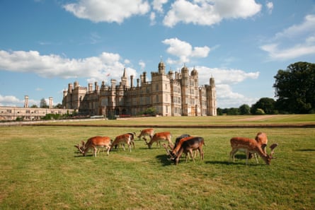 Sixteenth-century Burghley House.