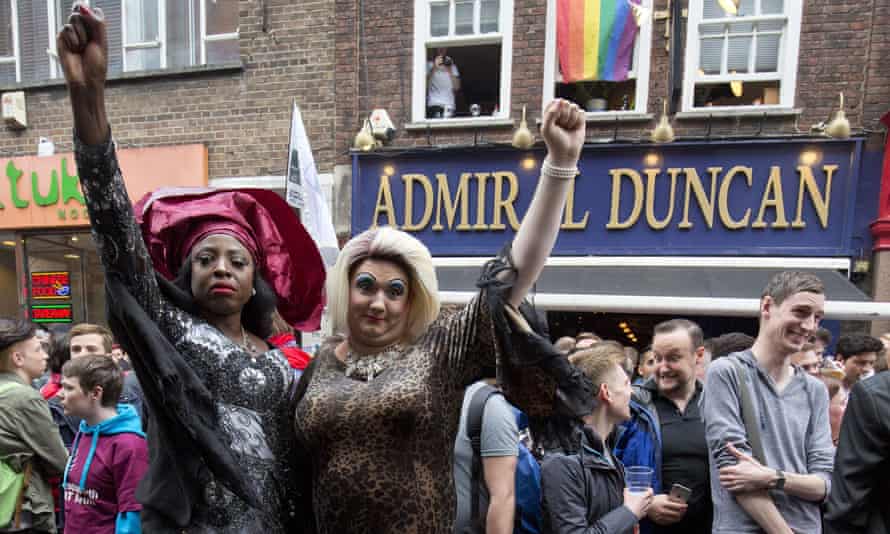 show of solidarity for the Orlando massacre at the Admiral Duncan pub