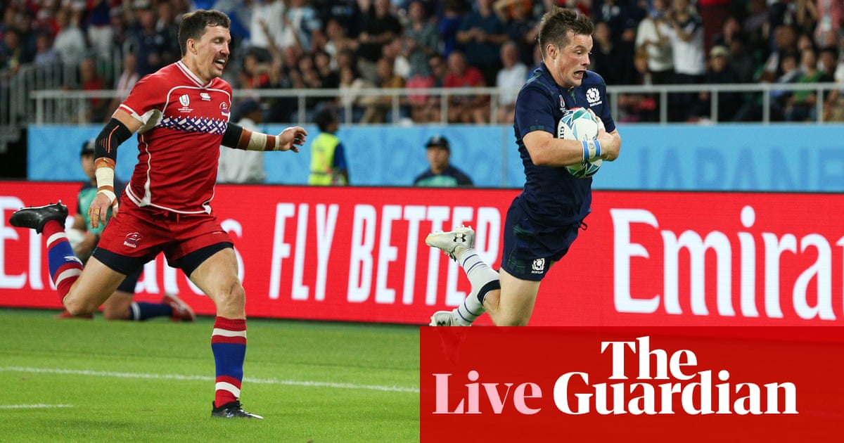 Scotland v Russia: Rugby World Cup 2019 – live!