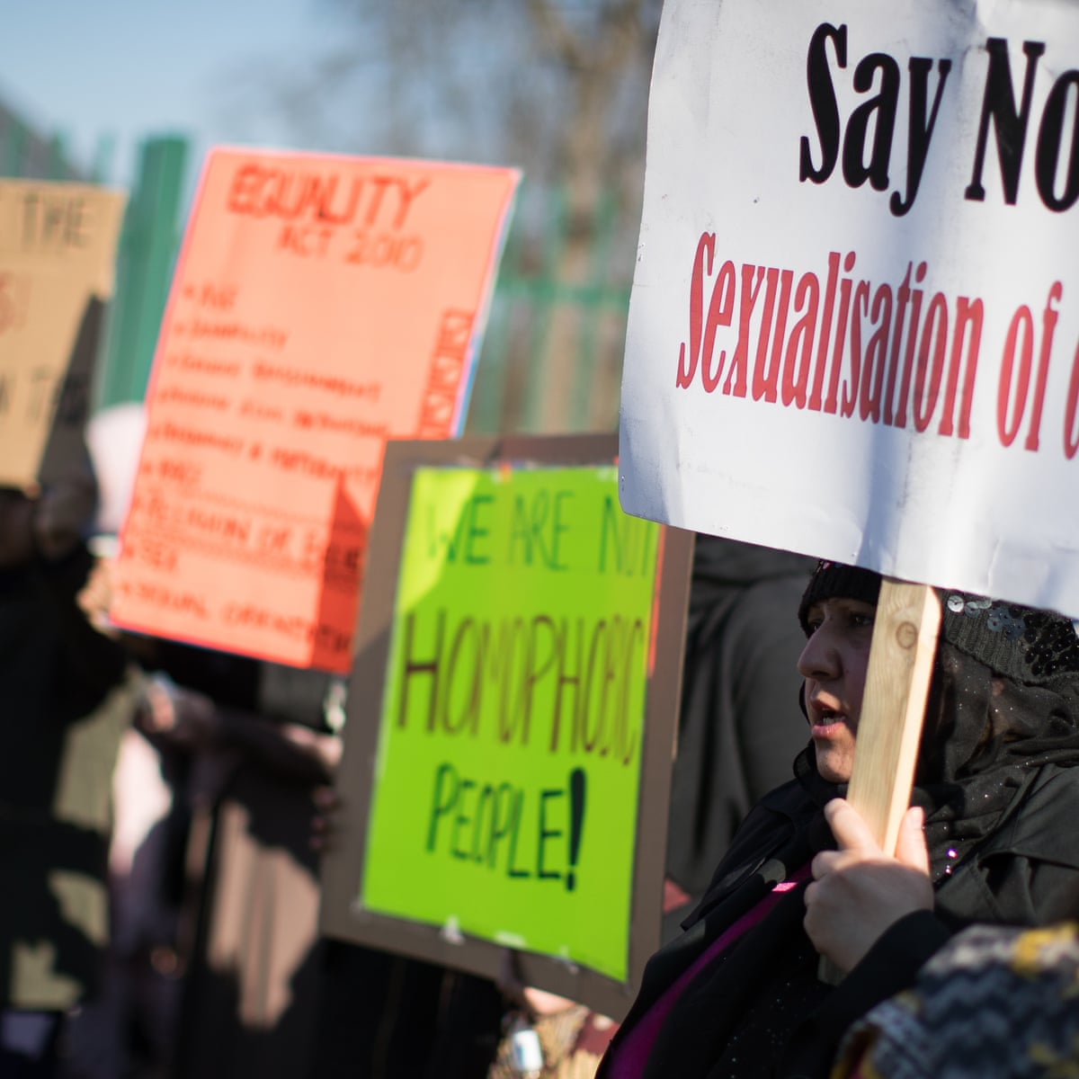 Lgbt Lesson Protests Hijacked By Religious Extremists Mps Say Relationships And Sex Education The Guardian