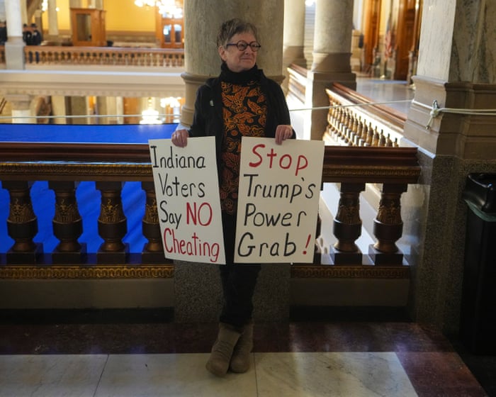 First Thing: Indiana Republicans reject effort to redraw voting maps in rebuke to Trump