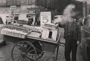 The Battery, New York (peanut peddler), 1945