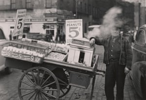 The Battery, New York (peanut peddler), 1945
