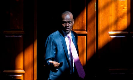 Jovenel Moïse at his home in Petion-Ville, a suburb of Port-au-Prince, in February 2020
