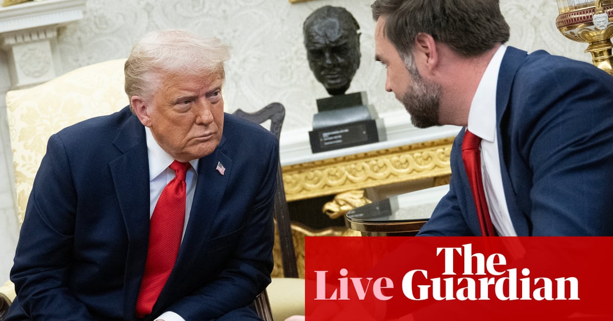 Good chance' of UK-US trade deal with Trump administration, says JD Vance UK politics live