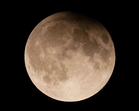 moon partially covered