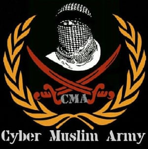 Facebook image from the Muslim Cyber Army.