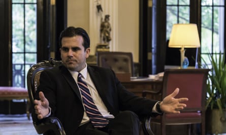Rosselló said: ‘It is shameful to be a colonial territory in the 21st century, and for the United States to own one.’